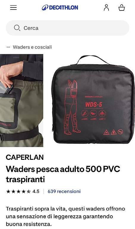 Angelruten: CAPERLAN waders pesca  – Neu und originalverpackt aus Viganello von mae_gc7z 4