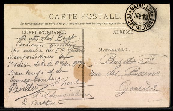 Cartoline postali: AK Châtel-St-Denis, Vue générale – Usato da Berlin venduto da bartko-reher 1