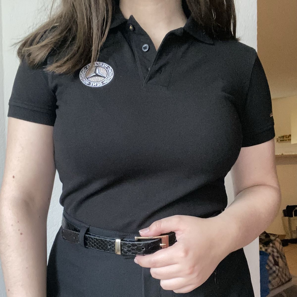 Polo-Shirts: Polo noir Mercedes – Gebraucht aus Essertines-Yverdon von Alice977 3