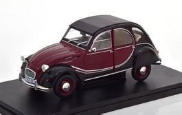 Citroën 2CV 6 Charleston 1982 dunkelrot / schwarz   1:24