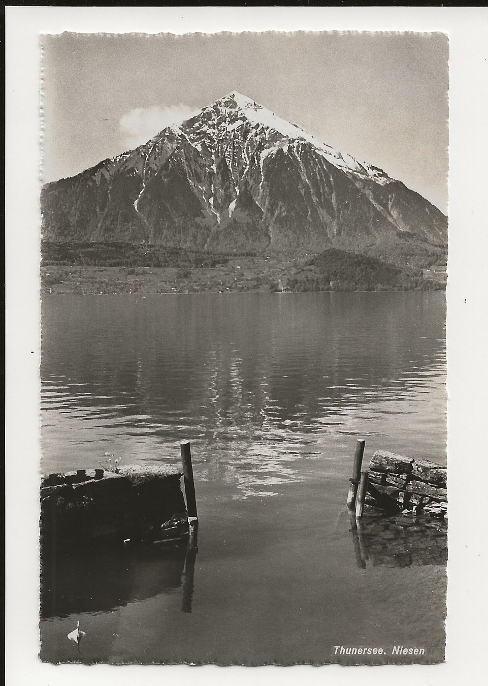 Cartoline postali: AK ca. 1945 Thunersee, Niesen – Usato da Greifensee venduto da 315WDO