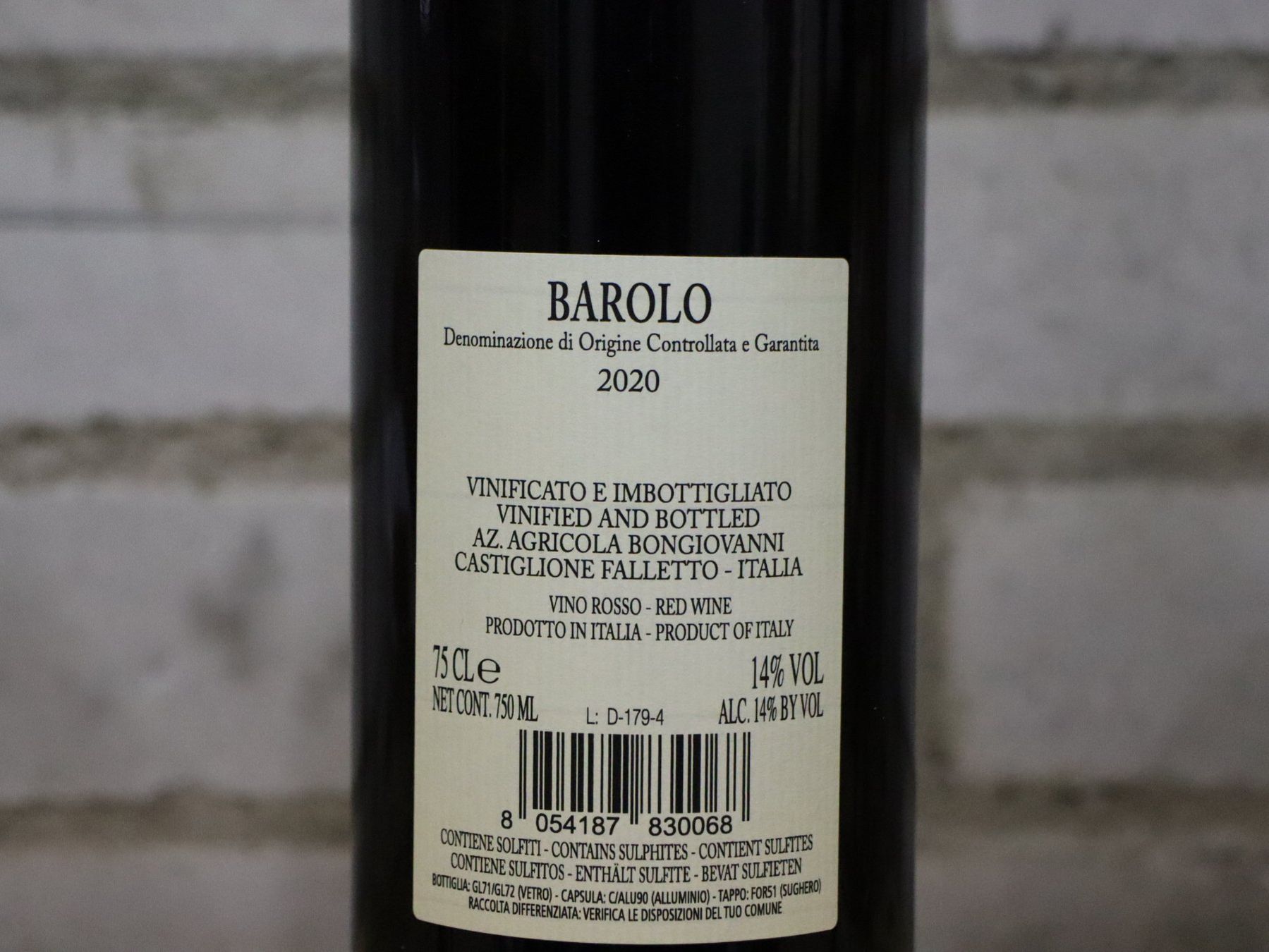 Vino: 6x 2020 Cascina Bongiovanni Barolo DOCG – Nuovo (secondo la descrizione) da Münchenstein venduto da wusmarino 3