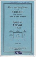 Topographischer Atlas  121 ORVIN 1937