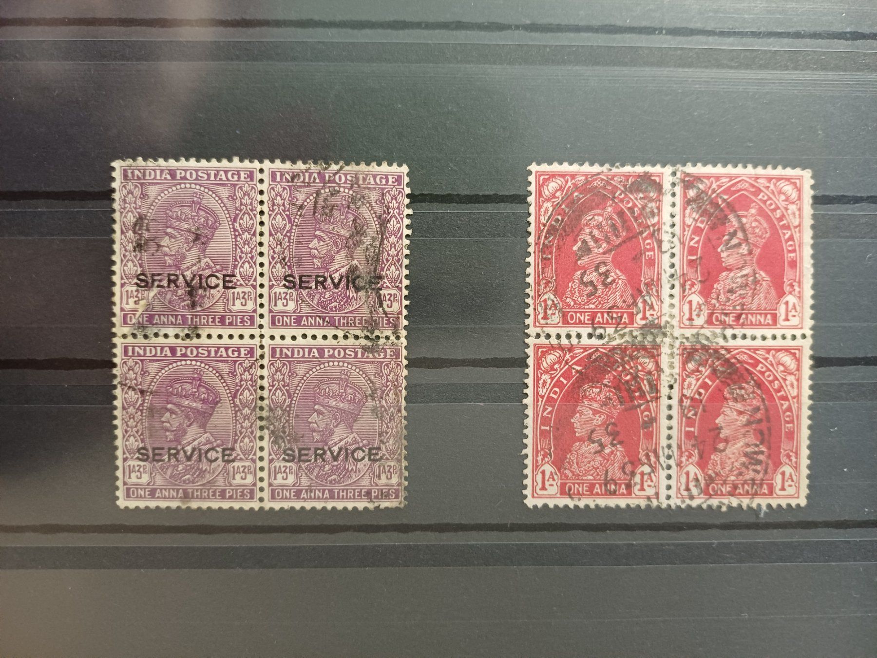 Tutti i francobolli: India Indien Classic Viererblocks – Usato da Zürich venduto da Atad
