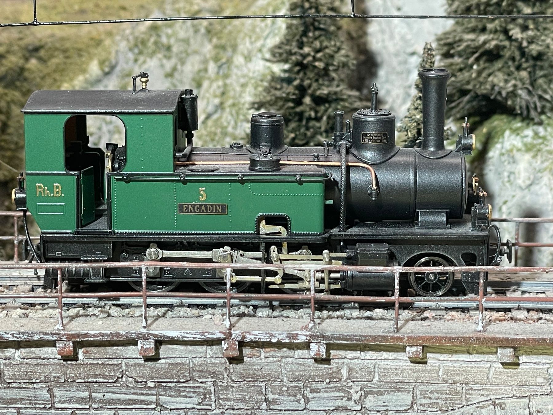 Ferro-suisse Modellini di ferrovie: Ferro Suisse, Engadin Nr. 5, selten !!! – Usato da Krummenau venduto da ferrotech