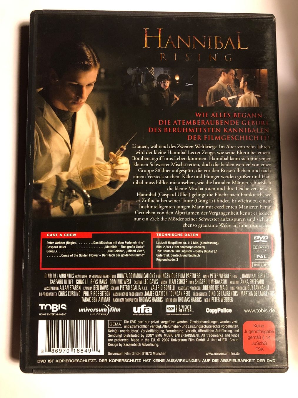 Tutti i DVDs: Hannibal Rising DVD – Usato da Kestenholz venduto da Inna09 1