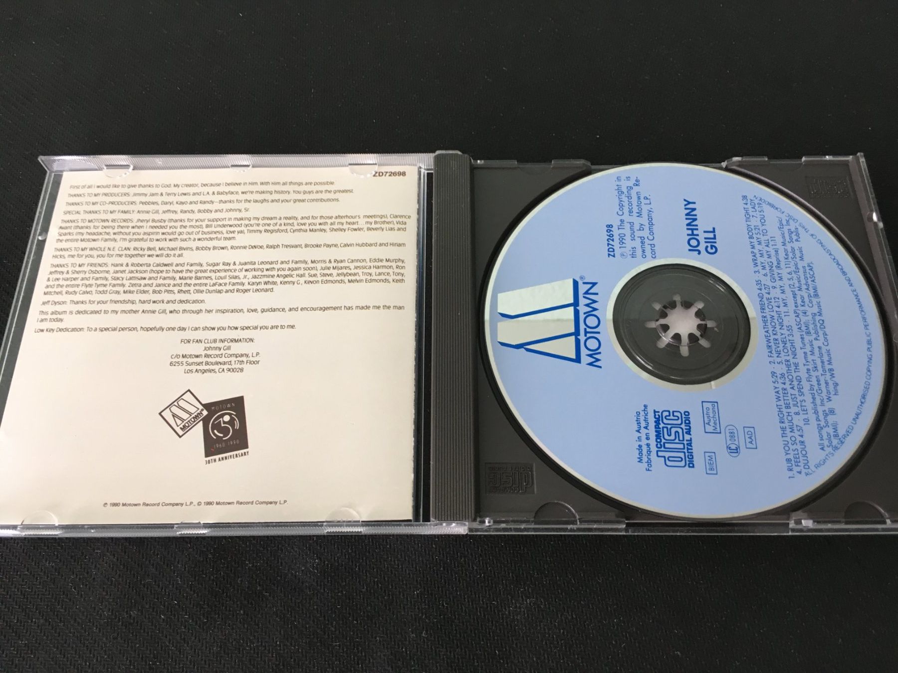 CD: Johnny Gill - Johnny Gill -CD- – Usato da St.Gallen venduto da MedienJoe 1