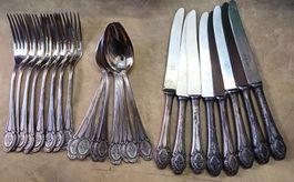 Peka Besteck set versilbert 24 teilig