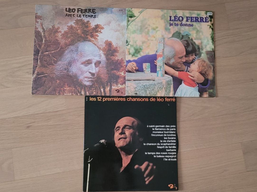 Schallplatten: 3 LP  Léo Ferré – Gebraucht aus Martigny von MZ-67