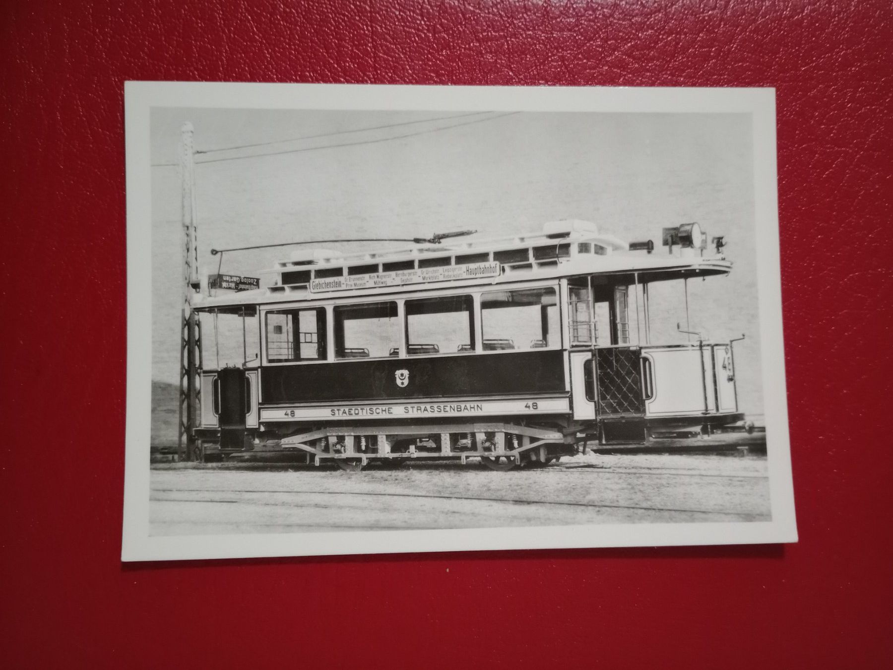 Ansichtskarten: AK 100 Jahre Strassenbahn Halle – Gebraucht aus Küttigen von Melisch1000