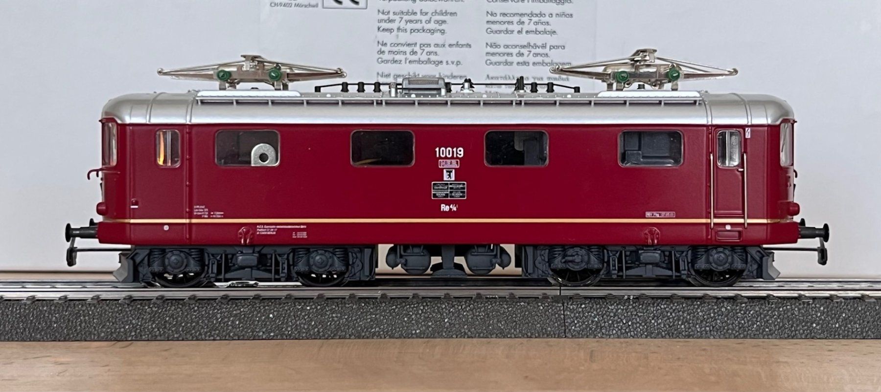 Hag Modellini di ferrovie: Re 4/4 I NEB Hag - AC digital – Usato da Winterthur venduto da dond1 1