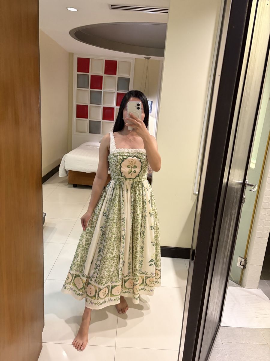 Vestiti: Floral Elegant Midi Dress – Usato da St.Josefen venduto da lop_lh8d 3