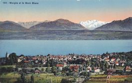 Morges (VD) – Mit Blick auf den Mont Blanc