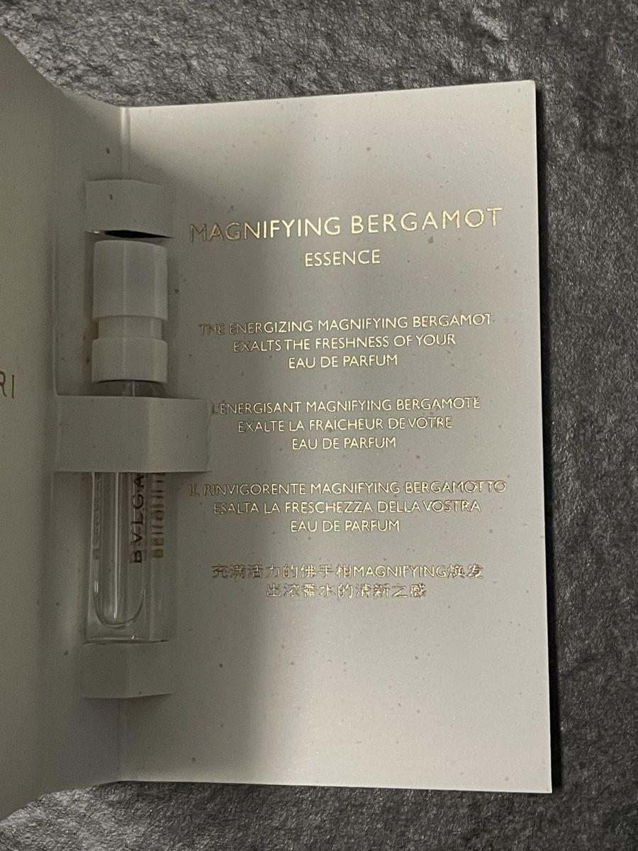 Bulgari Profumi & Eau de Toilette: 1.5ml Bvlgari Magnifying Bergamot – Usato da Wangen SZ venduto da el_paso08 1