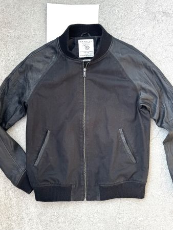 jack & jones PREMIUM - high quality leather bomber jacket