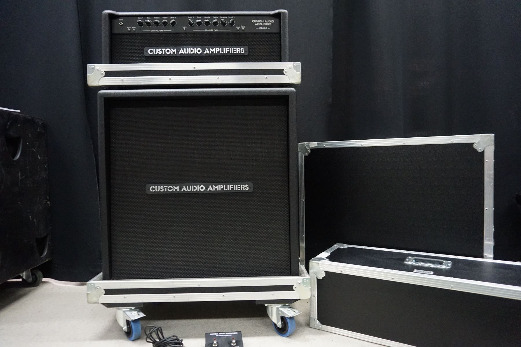 Amplificatori: Custom Audio Amplifier OD-100 4x12 Cabinet – Usato da Ortschwaben venduto da Musictrade