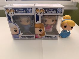 Funko Pop Cinderella 739 738 Fairy Godmother Cinderella