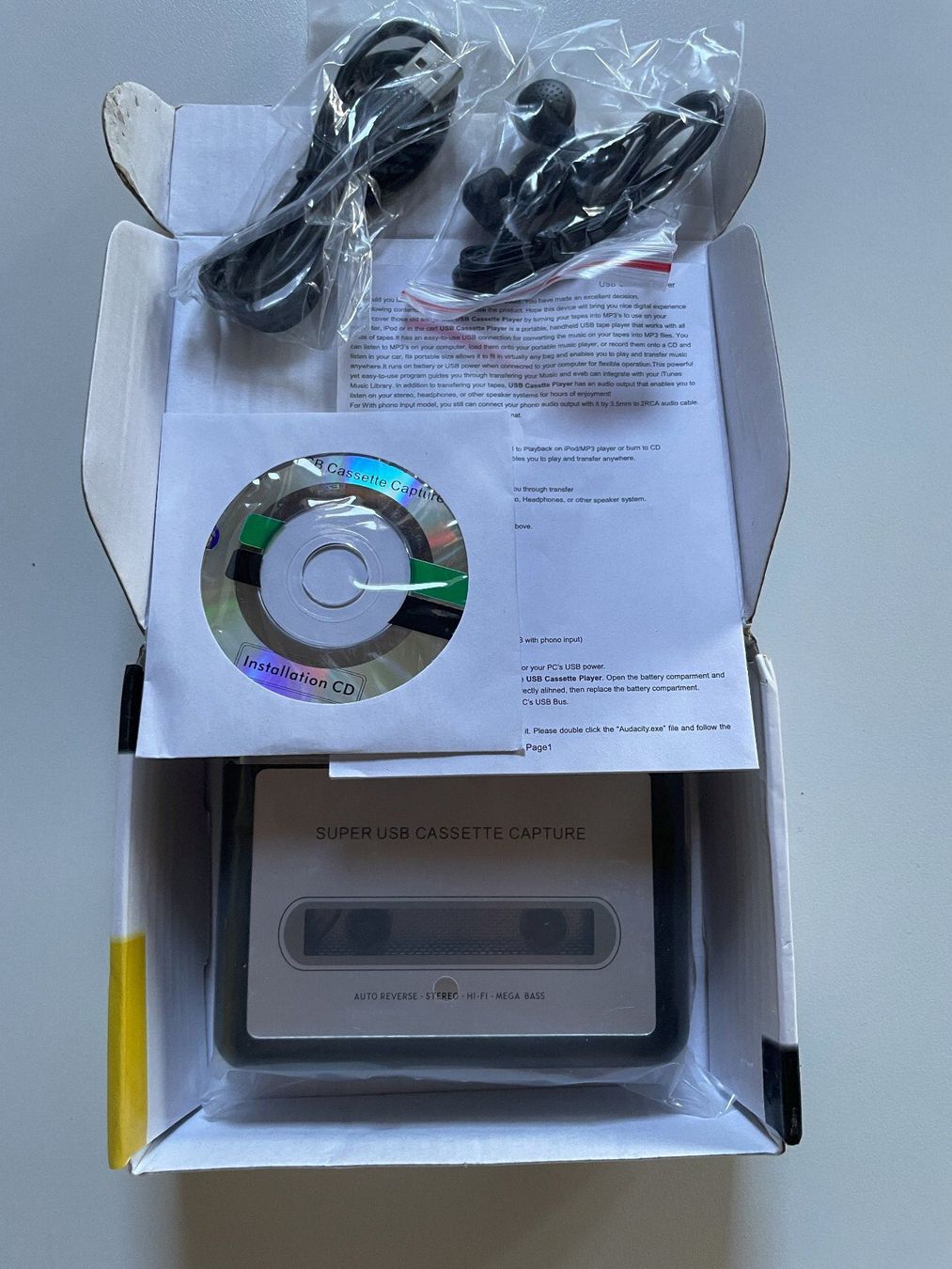 Registratori: Ezcap USB Cassette Capture Audio neuwertig – Nuovo e nell'imballaggio originale da Affeltrangen venduto da Mowgli_123 2