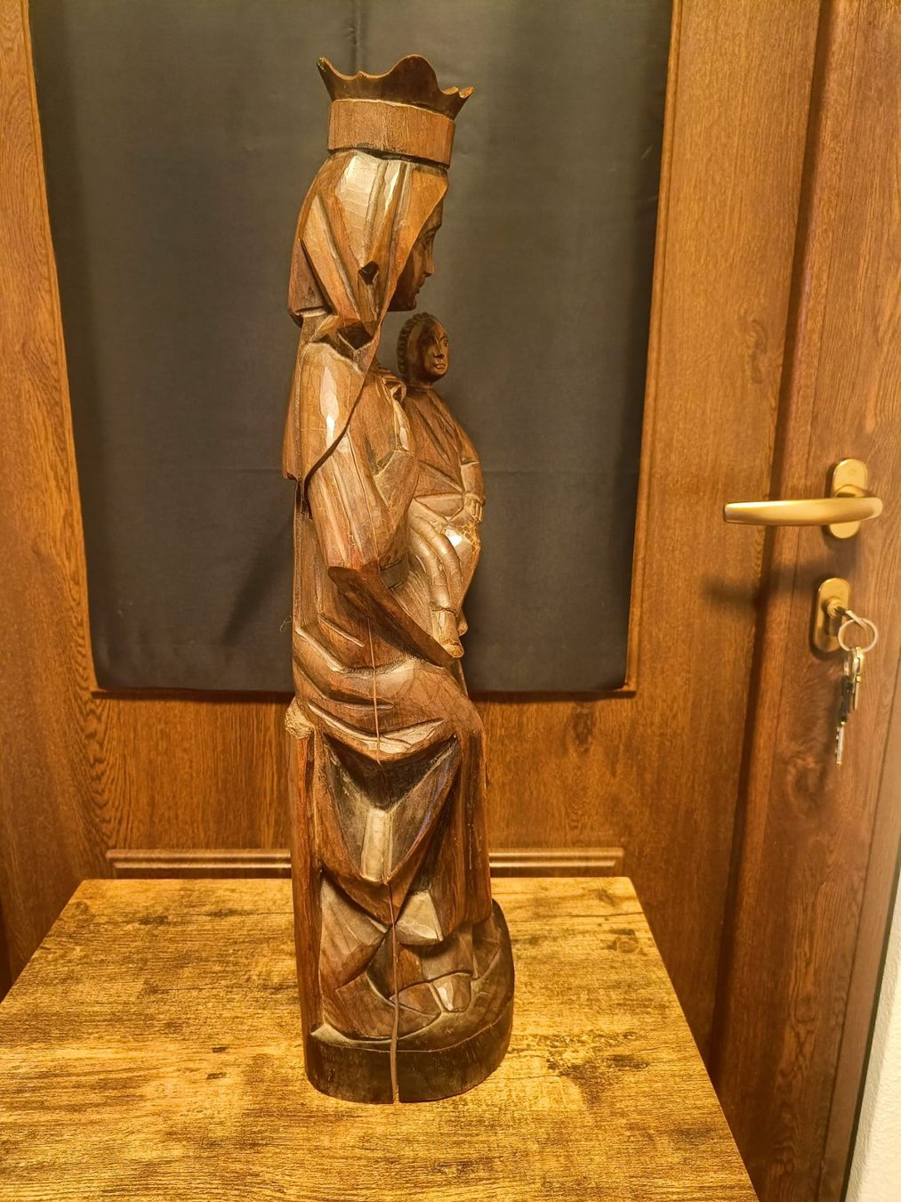 Sculptures & Statues: andgeschnitzte Madonna mit Jesuskind – D'occasion à Locarno par abosca 3