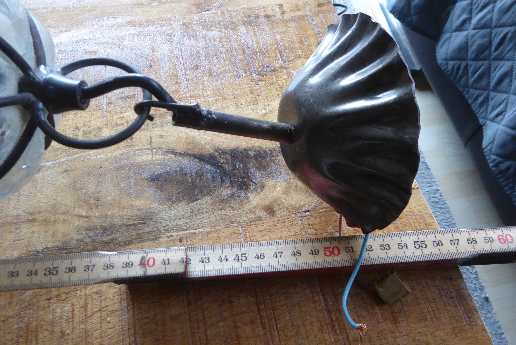 Lampadari & plafoniere: sehr schöne antike Lampe Handarbeit – Usato da Sargans venduto da Benziner 6