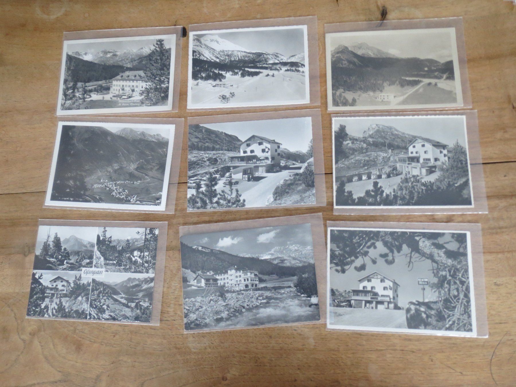 Cartoline postali: Ofenpass, Nationalpark usw. Etwa 150 alte Ansichtskarten. – Usato da Tagelswangen venduto da Miski