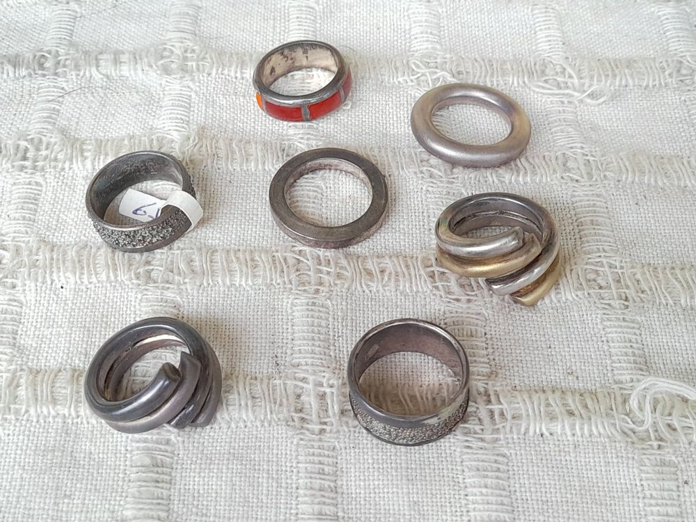 Lot modischer Silber 925 Ringe (Gebraucht) in Thun für CHF 35 – mit ...
