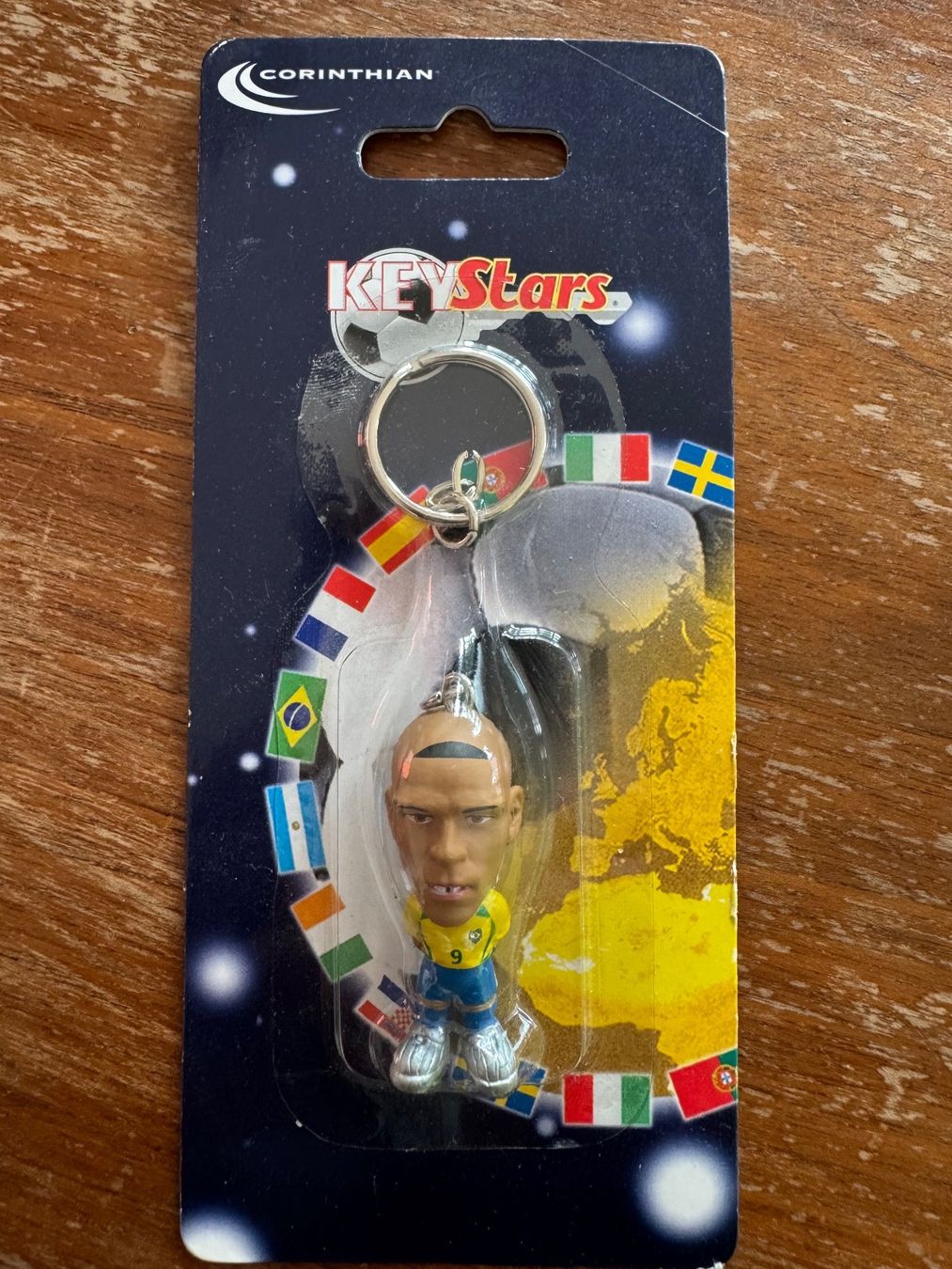 Portachiavi: Corinthian - Keyring - Ronaldo - Brasilien – Nuovo e nell'imballaggio originale da Hermetschwil-Staffeln venduto da Beat131 1