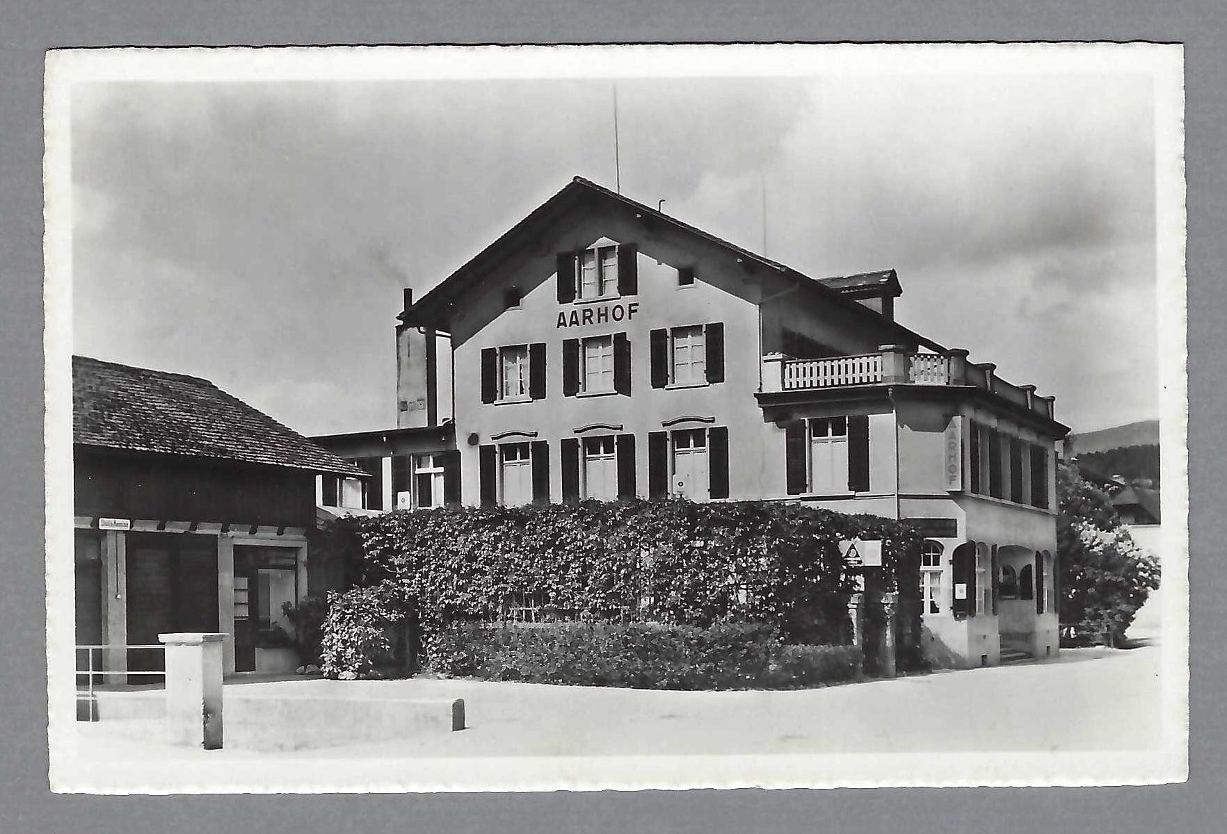 Cartoline postali: 1951, WILDEGG, HOTEL AAROF – Usato da Pura venduto da ulisse1957