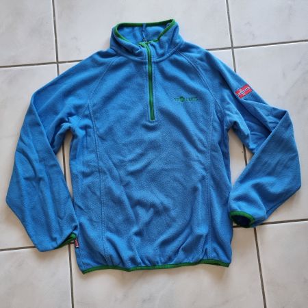 Toller Trollkids Fleecepulli Gr 140, Top Zustand