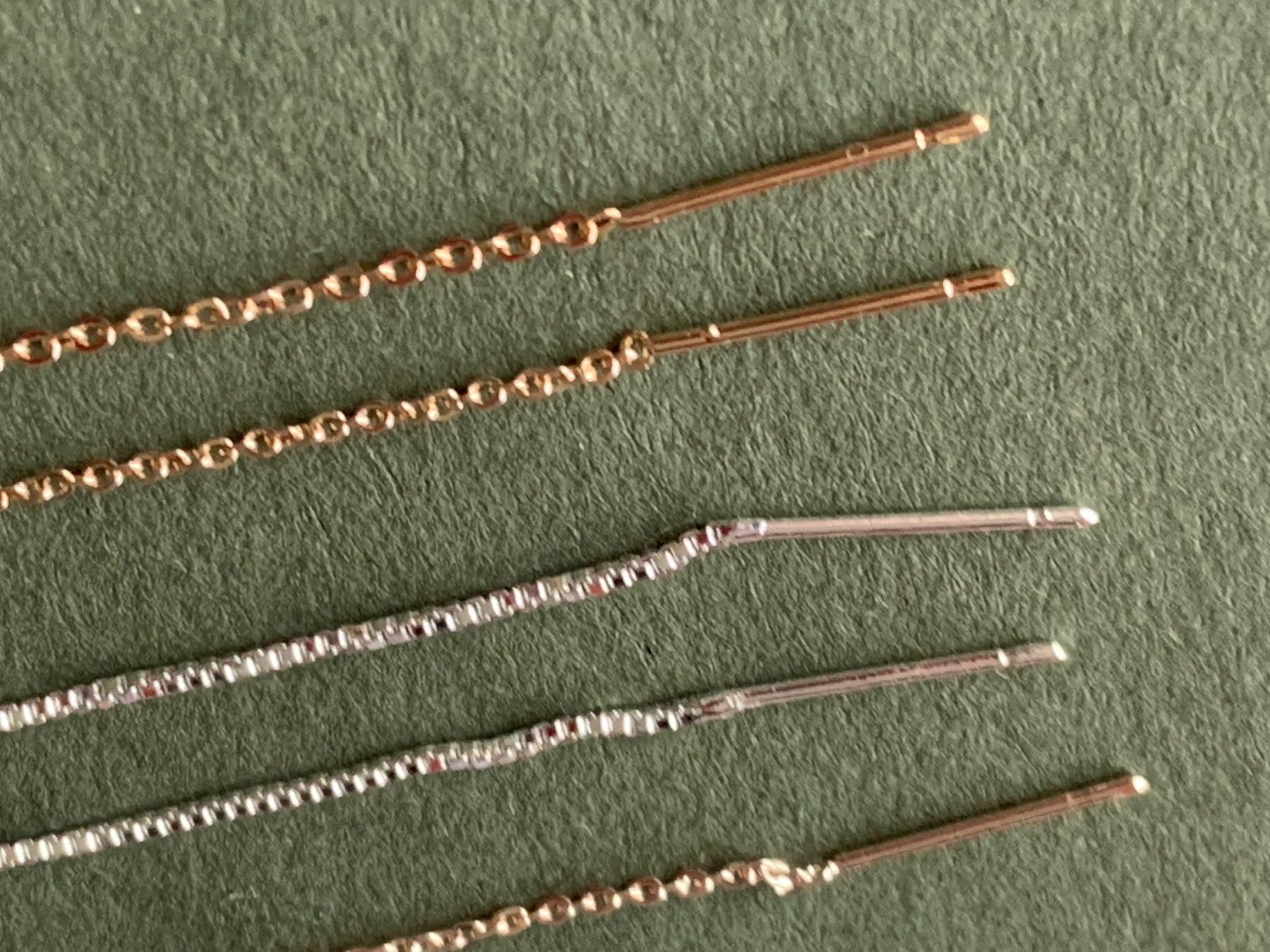 Orecchini pendenti & Orecchini a lobo: Faden-Ohrenringe pro Stk (8-9cm lang) – Usato da Laufen venduto da Bellebellezza 2