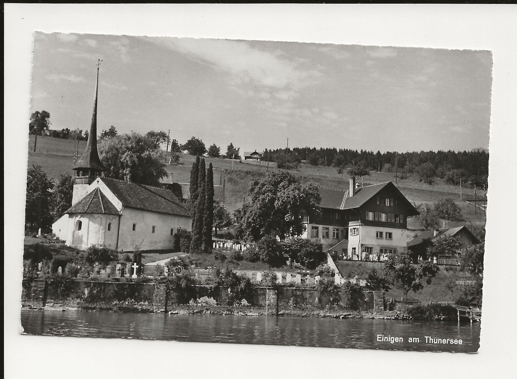 Cartoline postali: AK 1963 Einigen am Thunersee – Usato da Greifensee venduto da 315WDO