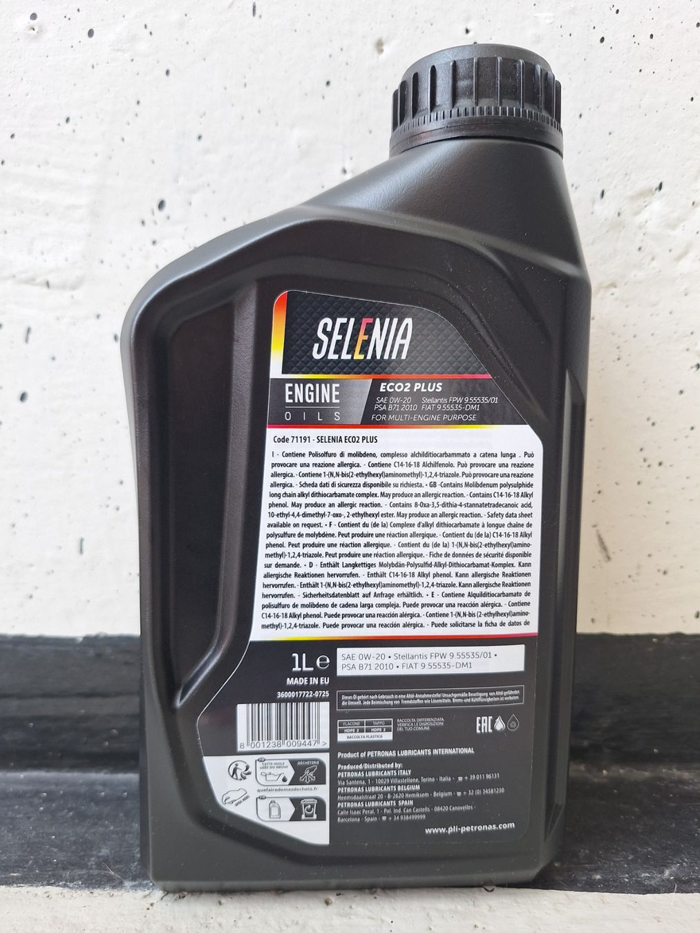 Öl und Additive: Motoröl Selenia Eco2 Plus 0w20 – Neu und originalverpackt aus Koblenz von MMVerkauf 1