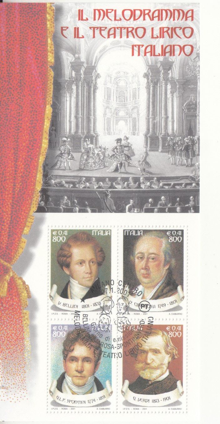 Alle Briefmarken: Italien 2001 mit ET – Gebraucht aus Bürglen TG von StampGraf 5