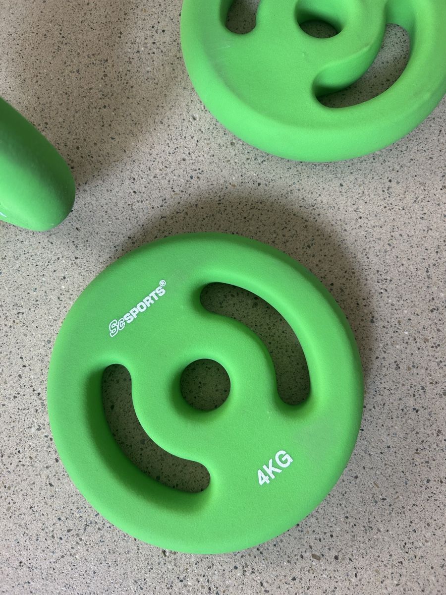 Hometrainer: Hantelset mit Langhantel – Usato da Rheinklingen venduto da Palmeira76 1