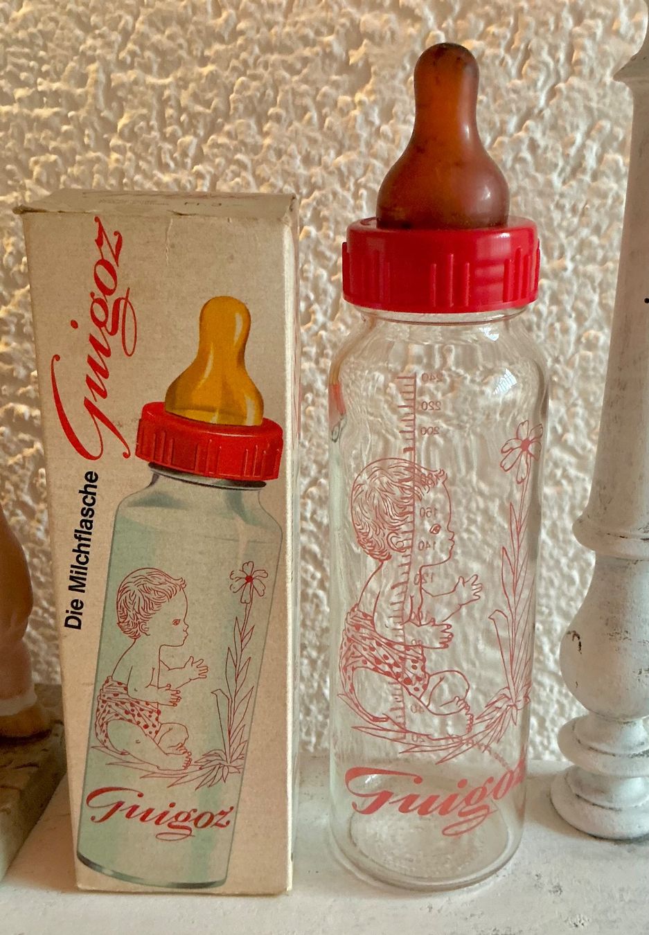 Pasti del neonato: VINTAGE GUIGOZ SCHOPPENFLASCHE – Usato da Zell LU venduto da Silvermemory
