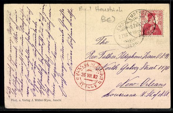 Cartoline postali: AK Bad Heustrich, Blick nach Emdthal – Usato da Berlin venduto da bartko-reher 1