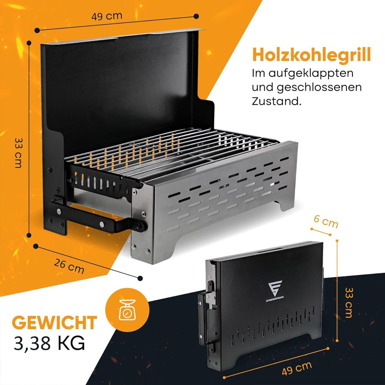 Griglie: Premium Camping Grill Tragbare Klappgrill – Nuovo e nell'imballaggio originale da Zürich venduto da sirstians000 3