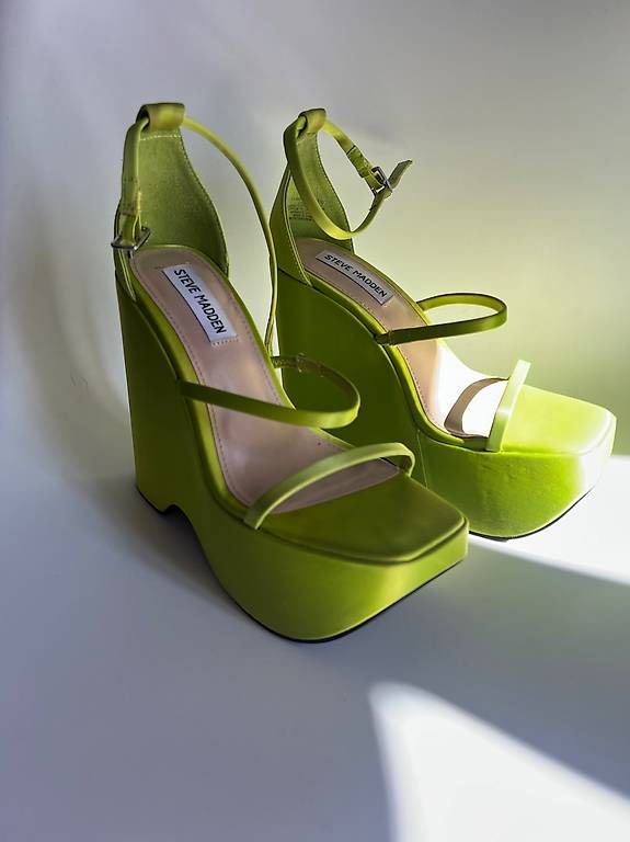 Steve Madden Scarpe da donna: STEVE MADDEN SANDALI PLATFORM VERDE LIME – Usato da Mendrisio venduto da ele_fsn8 2