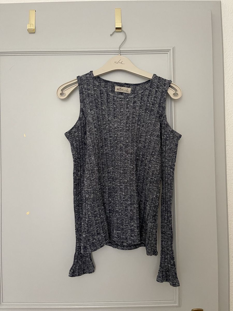 Hollister Top: Off shoulder hollister top grey – Usato da Zürich venduto da WeisserPlanet