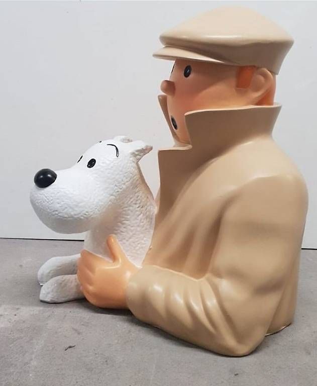 Figurines: Tin Tin Figur 40cm höhe – Neuf avec emballage d'origine à Riehen par harald13 3