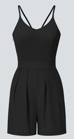 Breezeful™ Rückenfreier, kurzer Jumpsuit mit seitlichem & un