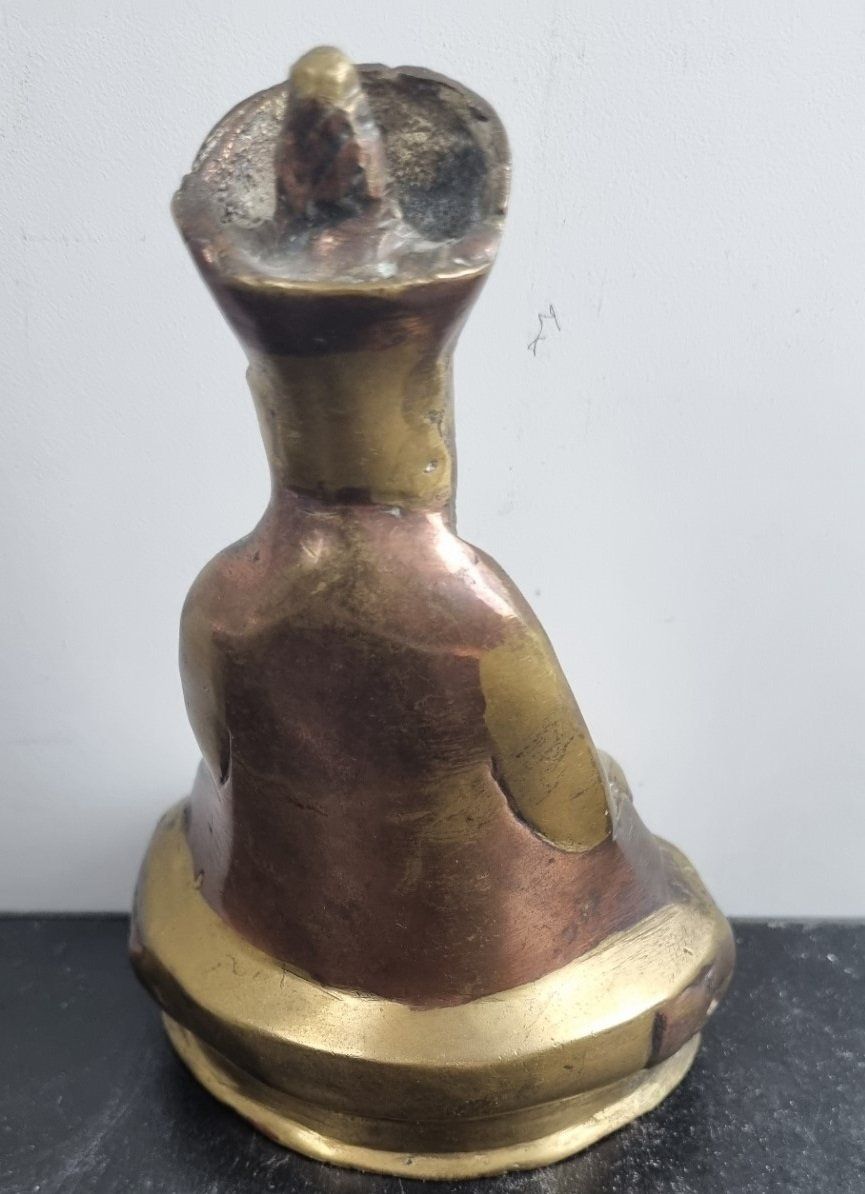 Statuette: Mongolischer  Buddha Figur aus Messing – Usato da Flums venduto da Flumsantik 2