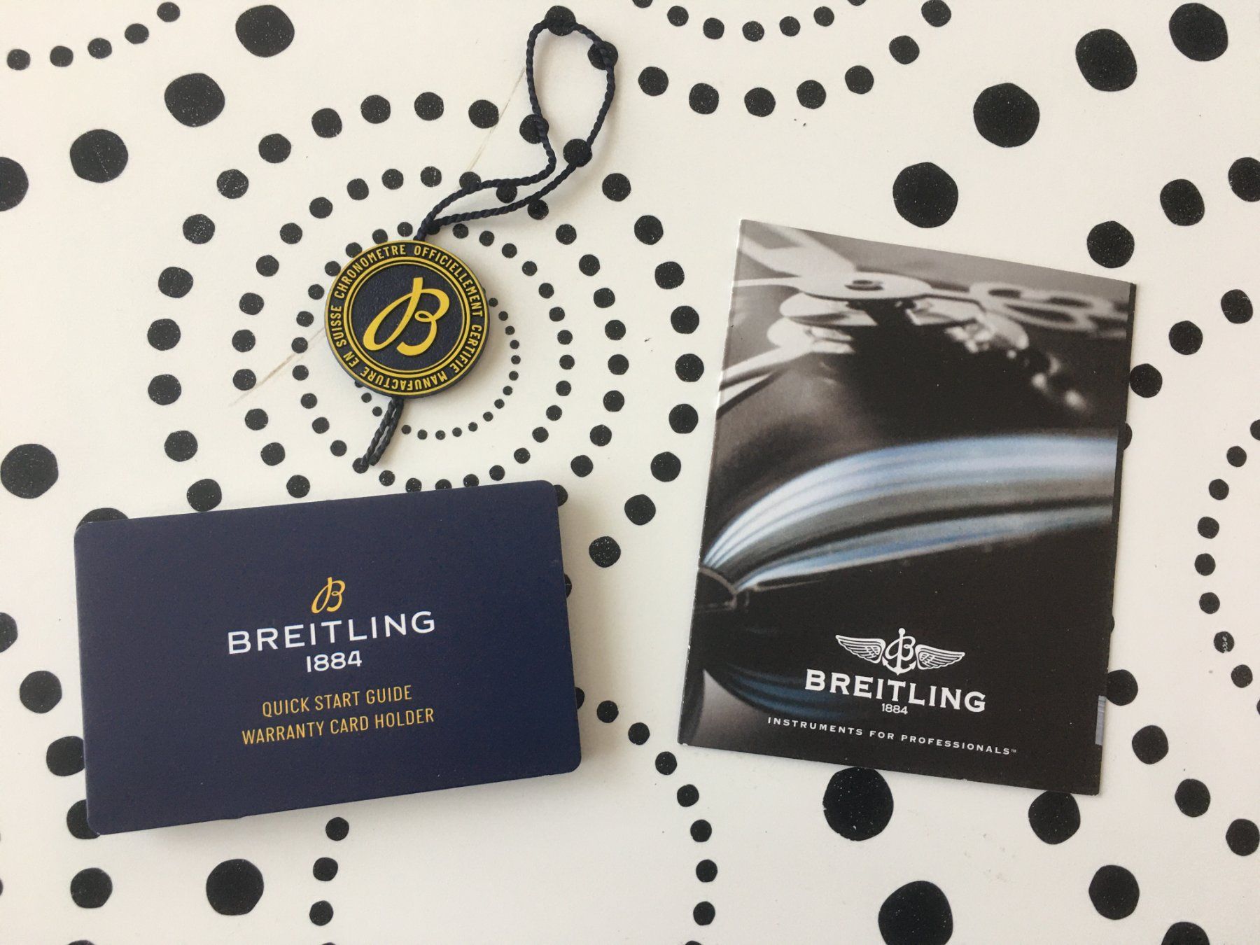 Breitling Documenti: BREITLING STICK & INSTRUCTION QUICK START GUIDE BOOKLET NEW – Nuovo (secondo la descrizione) da Epalinges venduto da dream-watch