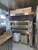 Cuppone Pizzaofen 2 Kammern und Abluft Haube 9 + 9 Pizzas