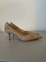 Escarpins Jimmy Choo en dentelle nude pointure 38 NEUFS