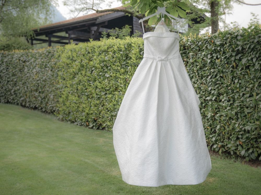 Vestiti: Robe de mariée princesse bustier élégante T. 38 – Usato da Reinach BL venduto da ste_7tw5 2