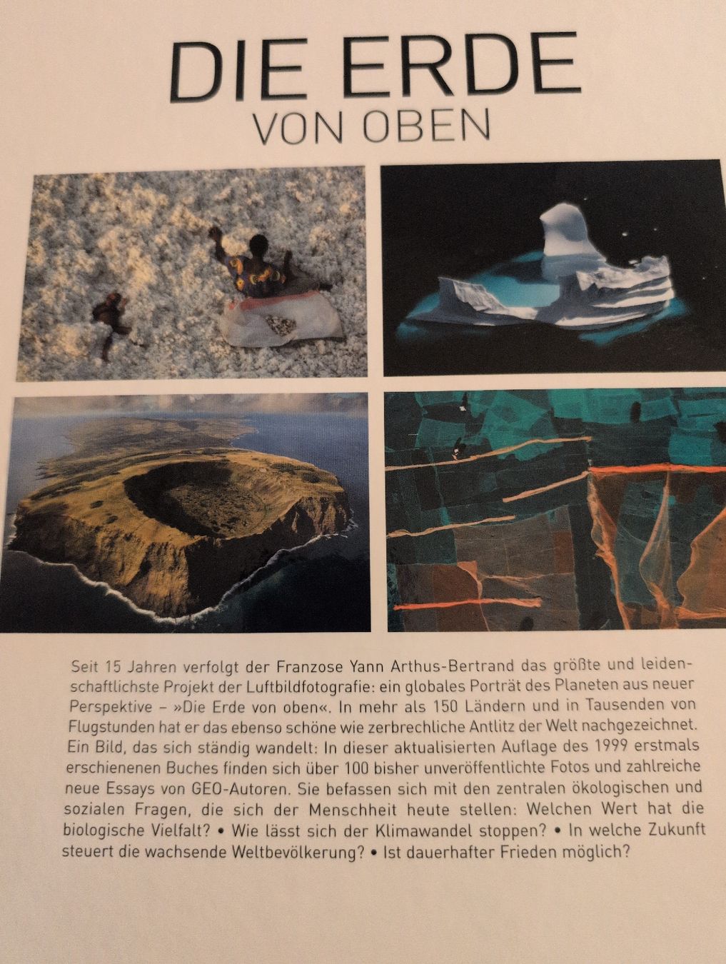 Livres: die erde von oben....jubiläumsausgabe – D'occasion à Wynau par rem_5tpw 1