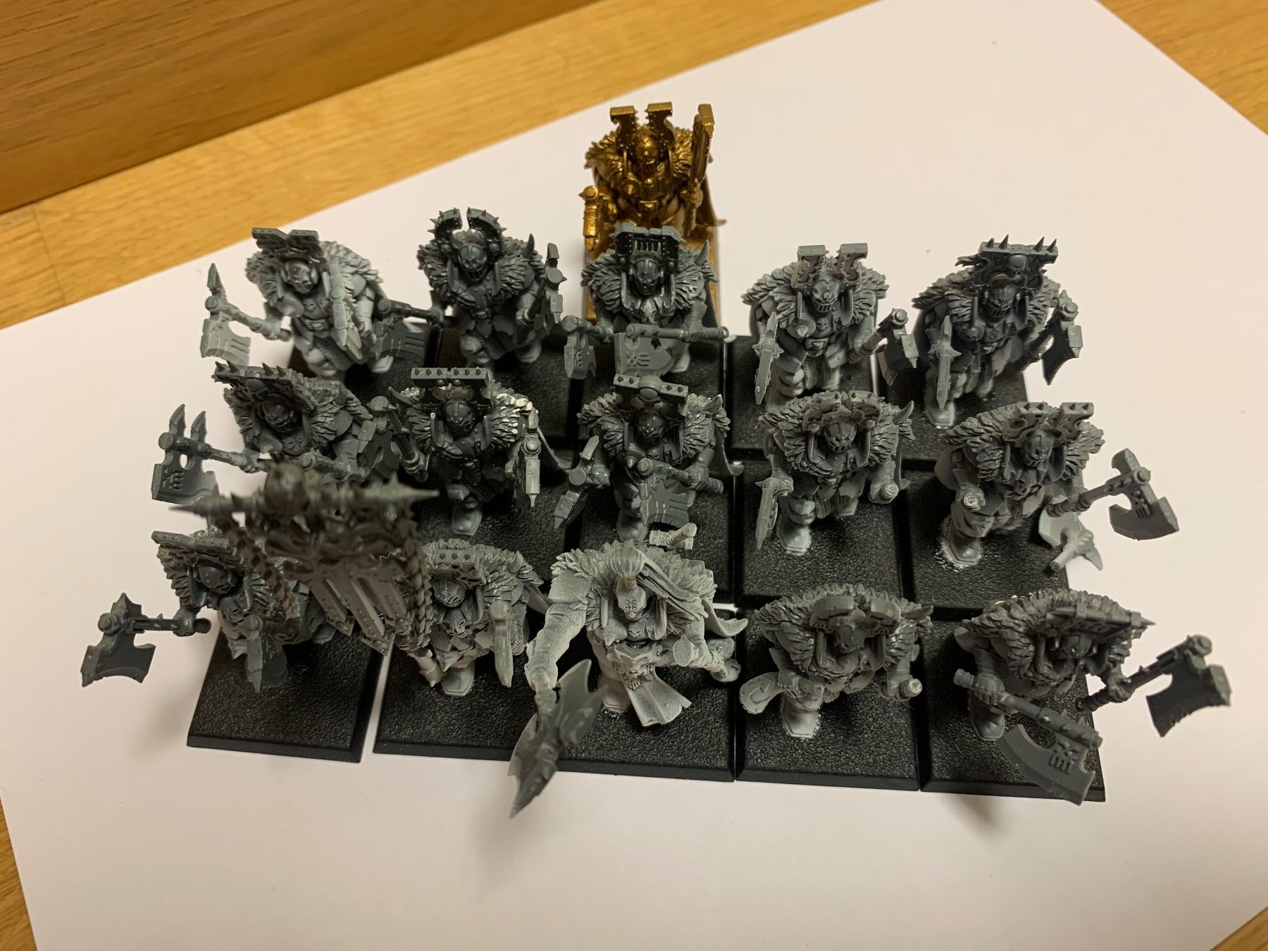 Statuette: Warhammer Old World Chaos Warriors des Khorne – Usato da Winterthur venduto da Compiorg 1
