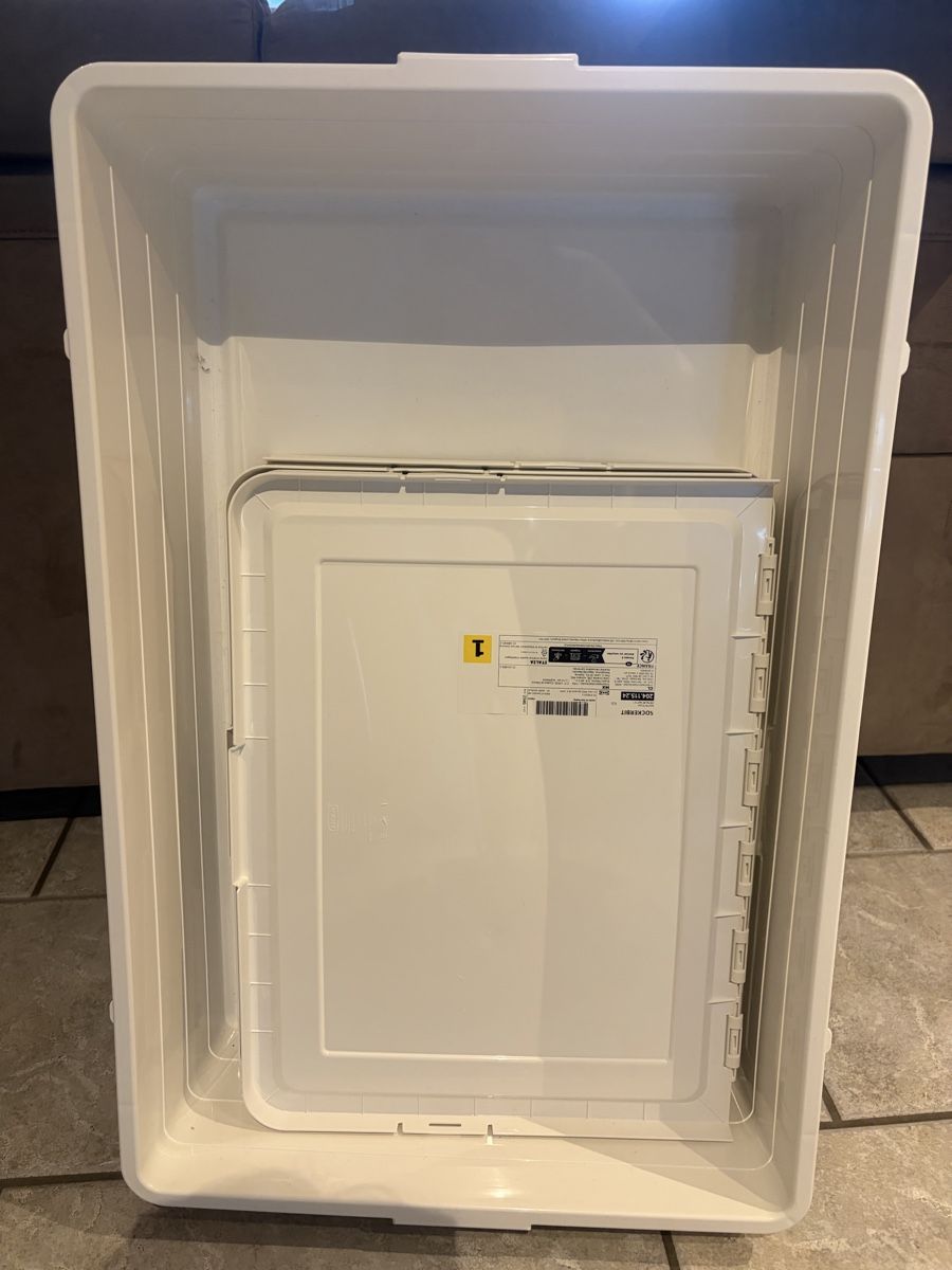 Ikea Contenitori & Simili: 4x Ikea Boxen Aufbewahrung  SOCKERBIT inklusive Deckel – Usato da Urdorf venduto da worldaround