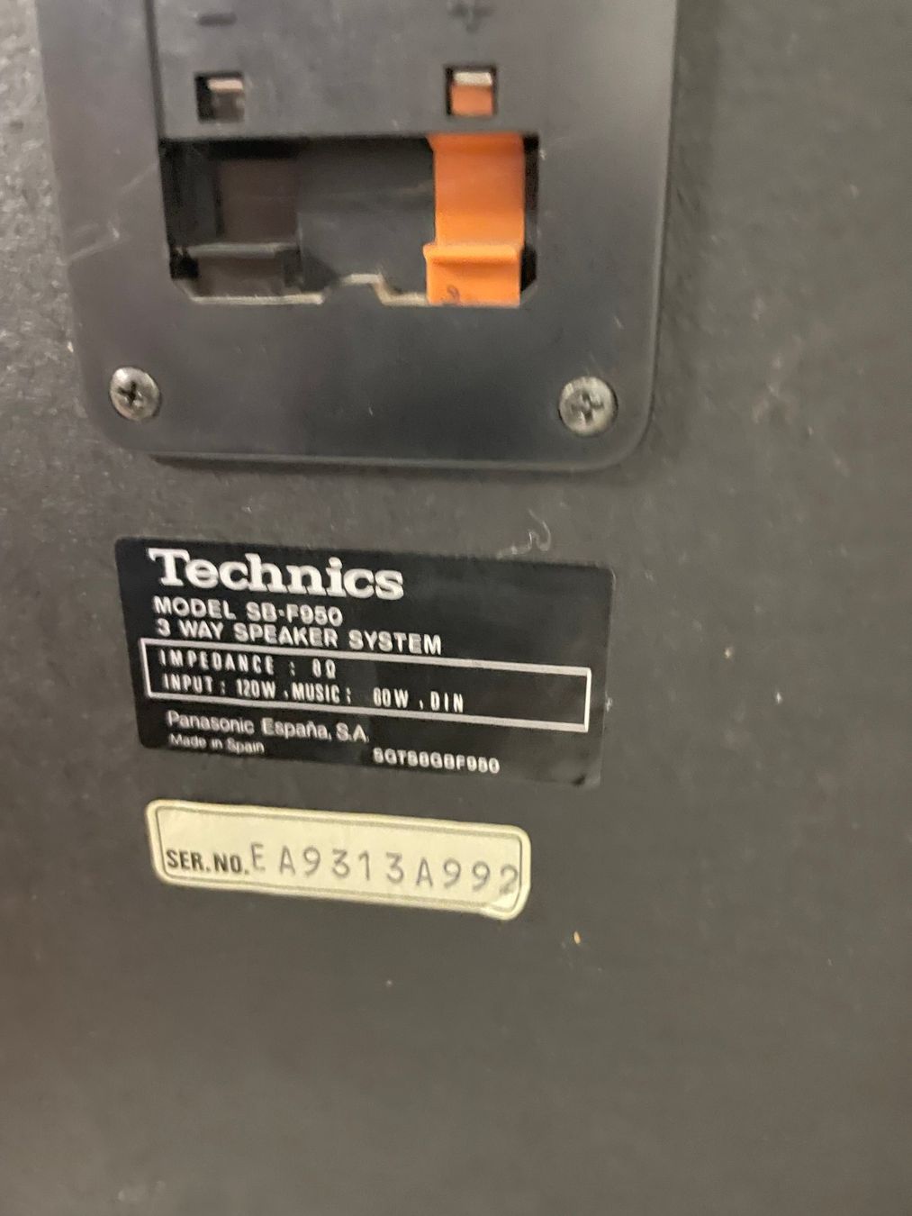 Technics Haut-parleurs: enceintes Technics SB-F950 – D'occasion à La Croix (Lutry) par netrajet 7